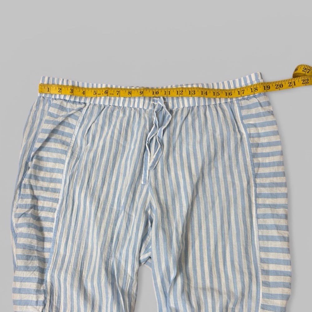 J. Crew Striped Wide-Legged Pajama Bottoms - Picture 4 of 7